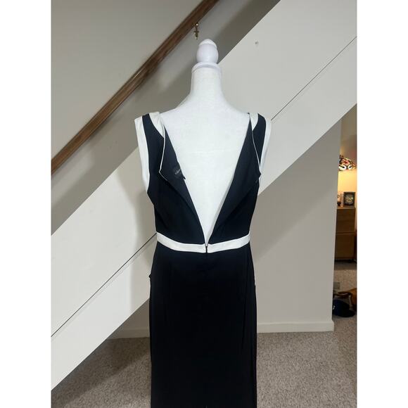NWT Connected Apparel Black And White Dress Sleeveless Pockets 10 - Picture 4 of 10